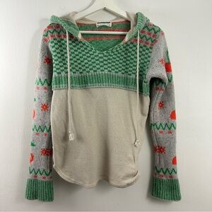 We The Free Multicolor Knit Hoodie